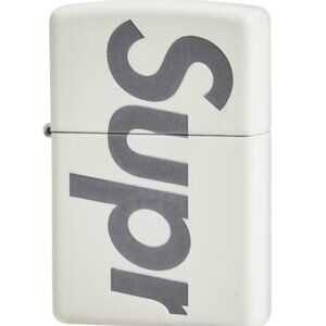 NEW Supreme Glow In The Dark Zippo - White
